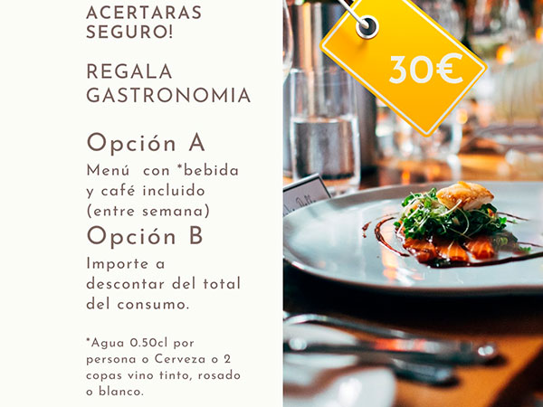 Regala gastronomía y acierta seguro: la experiencia perfecta por 30€